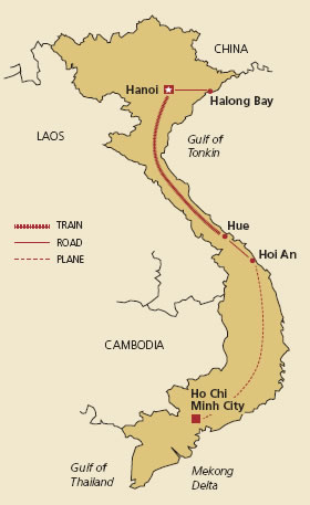 Map of Vietnam